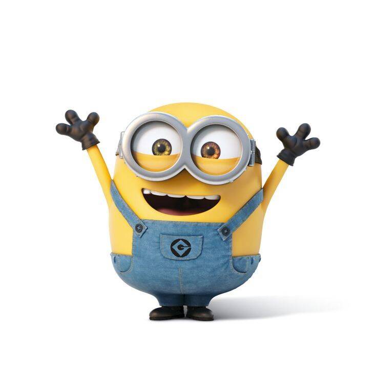 Minion pfp Profile Picture Happy Yellow Minion with Glasses