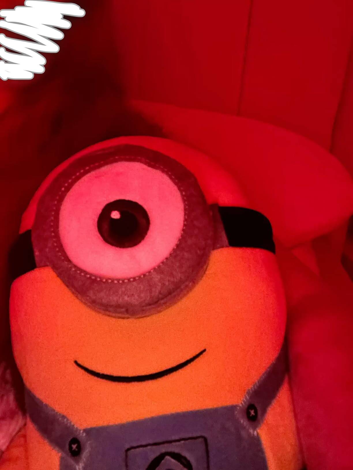 Minion pfp Profile Picture Cute Plush Toy with One Eye