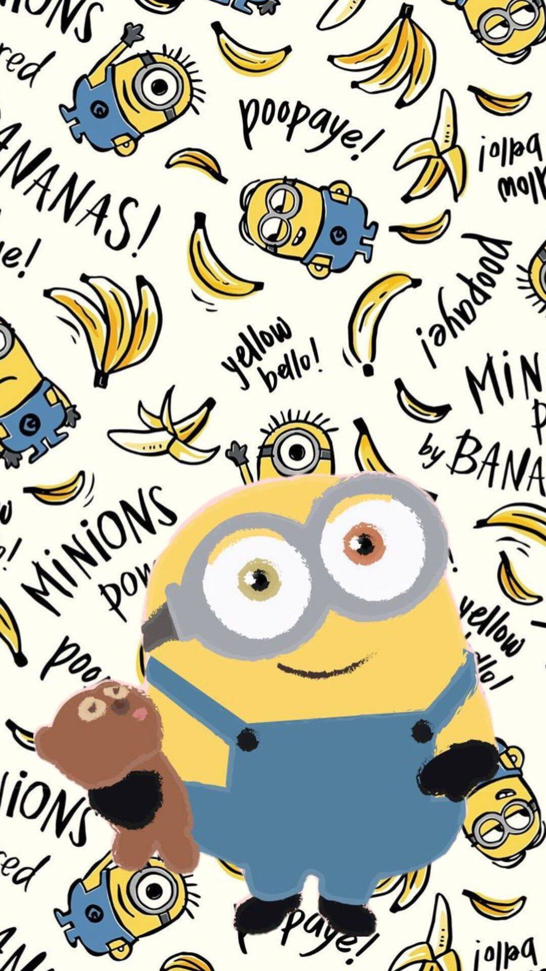 Minion pfp Profile Picture Cute Minion with Teddy Bear