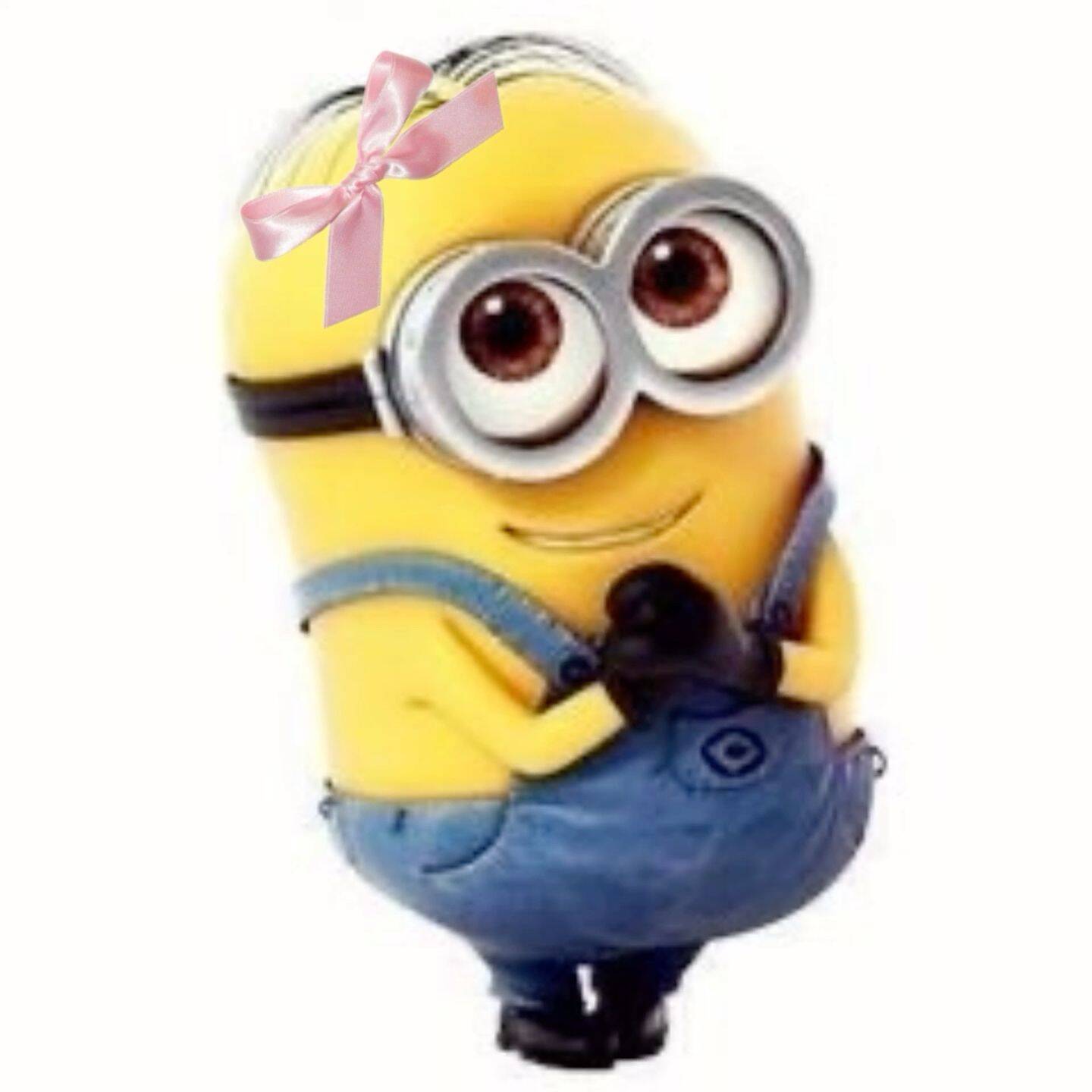 Minion pfp Profile Picture Cute Minion with Pink Bow