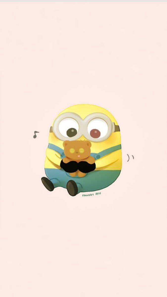 Minion pfp Profile Picture Cute Minion with Teddy Bear