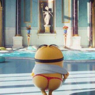 Minion pfp Profile Picture Funny Bathing Minion with Swim Trunks