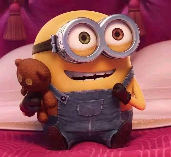 Minion pfp Profile Picture Bob with Teddy Bear