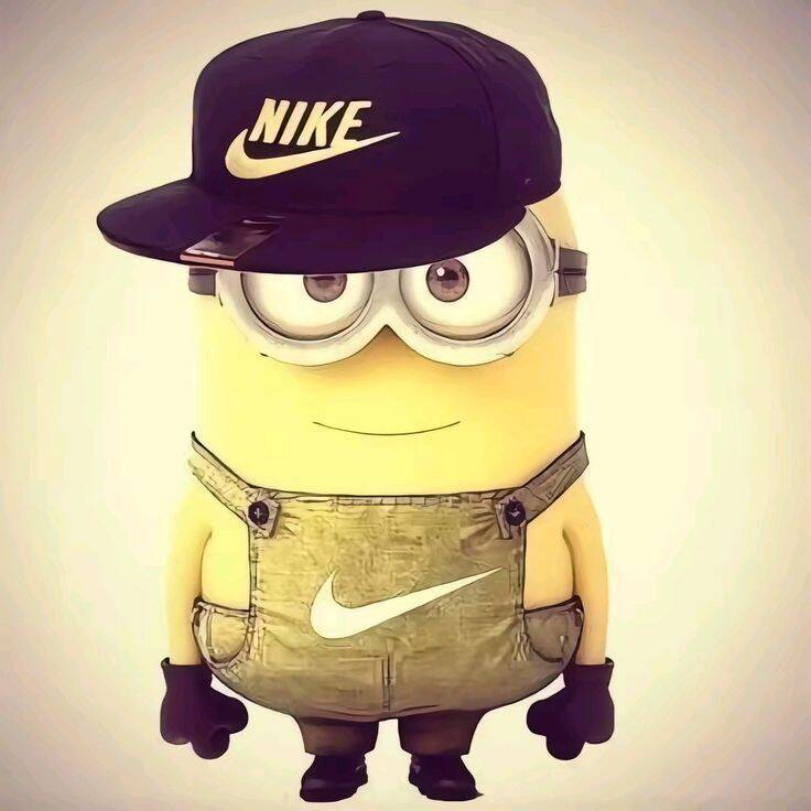 Cool Minion pfp Profile Picture in Nike Cap