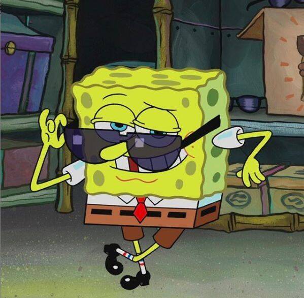 Spongebob pfp Profile Picture Cool with Sunglasses