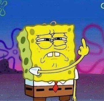 Spongebob pfp Profile Picture with Attitude and Sass