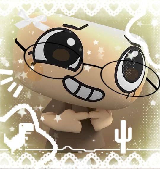 Dandy’s World pfp Profile Picture Sparkle Glasses Toon