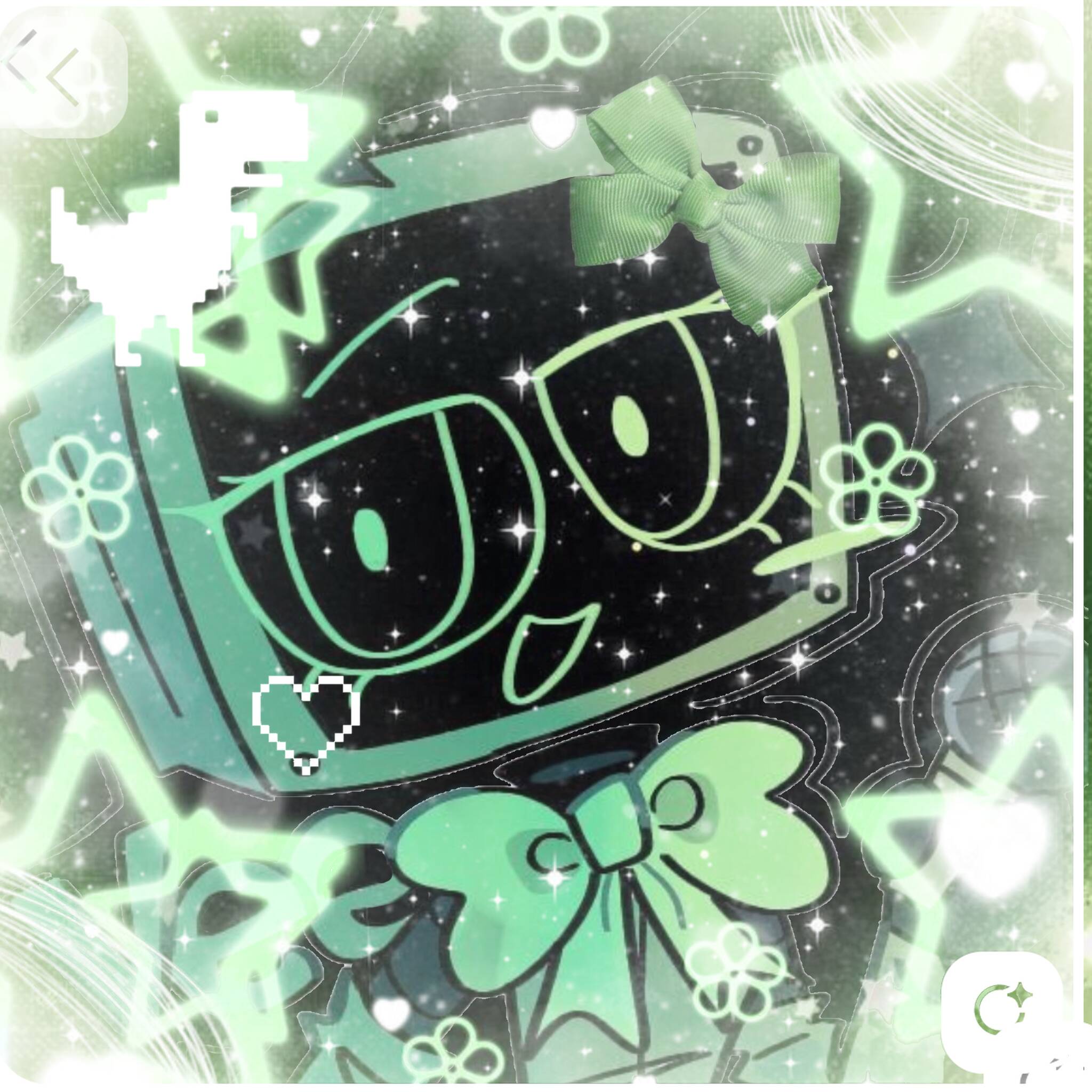 Dandy’s World pfp Profile Picture Pixel Dino Toon