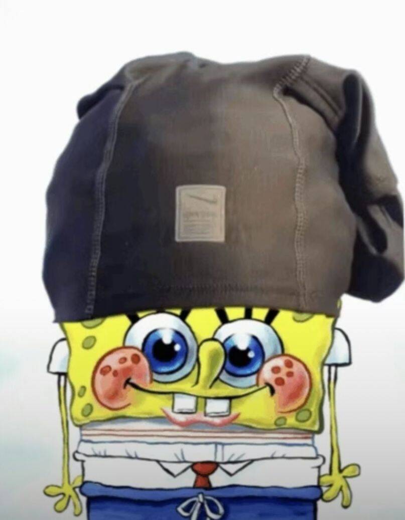 Spongebob pfp Profile Picture with Beanie Hat