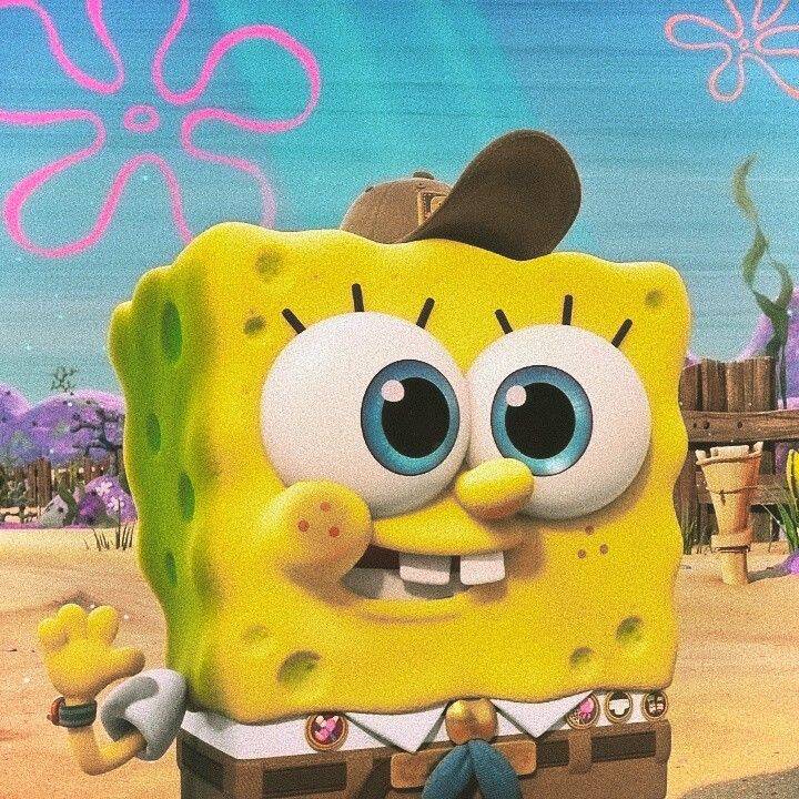 Spongebob pfp Profile Picture Adventure in Jellyfish Fields