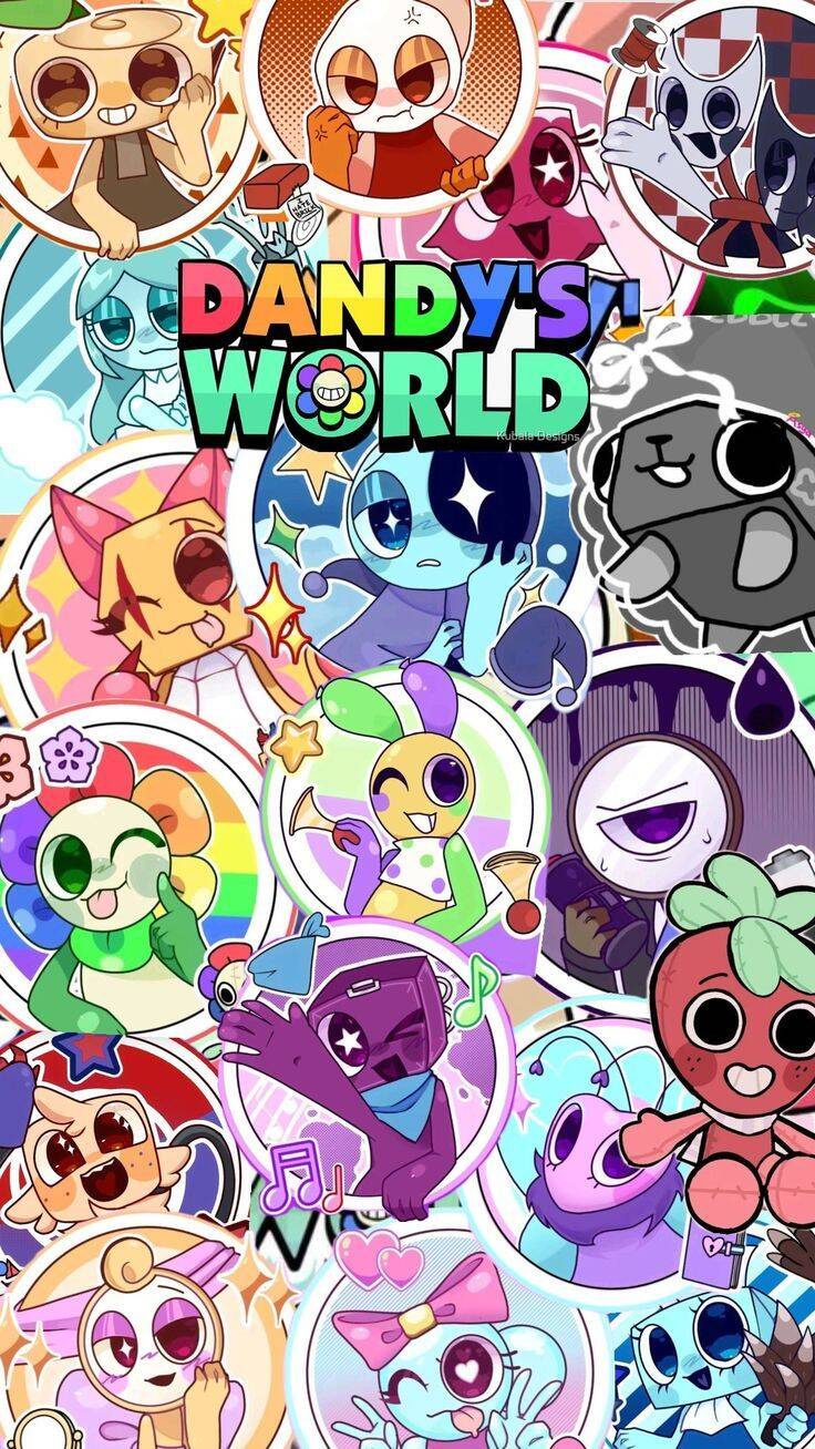 Dandy’s World pfp Profile Picture Colorful Toon Characters