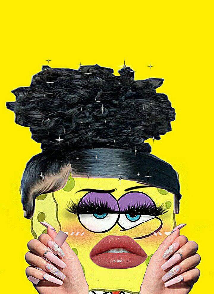 Spongebob pfp Profile Picture Glamorous Makeup Look