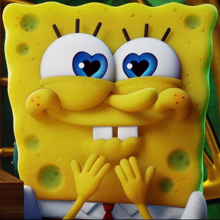 Spongebob pfp Profile Picture Cute Happy Smiling Face