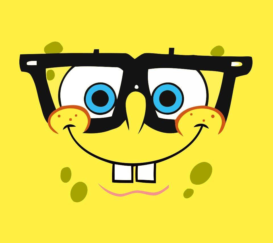 Spongebob pfp Profile Picture with Glasses Nerdy Look