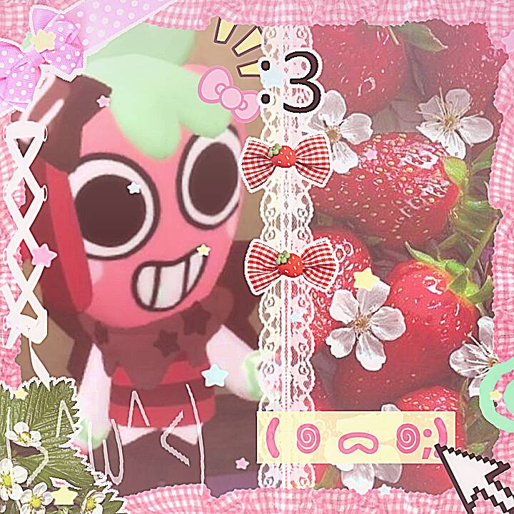 Dandy’s World pfp Profile Picture Strawberry Delight Toon