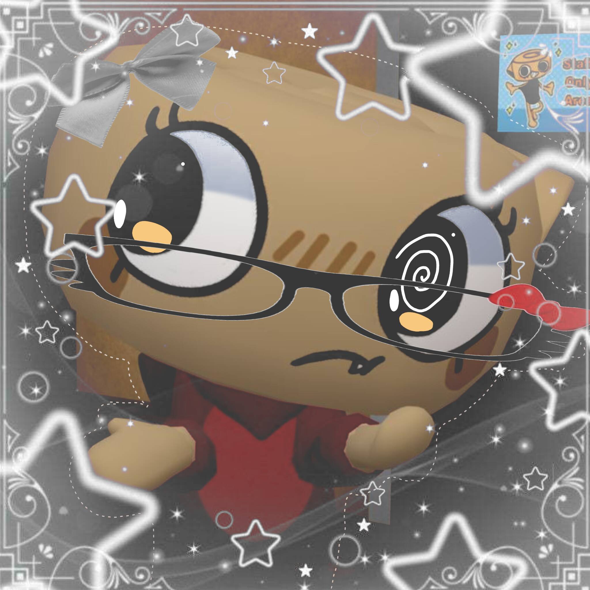 Dandy’s World pfp Profile Picture Starry Box Head Toon