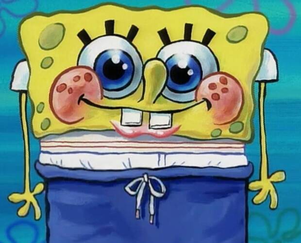 Spongebob pfp Profile Picture Cute Happy Smiling Face