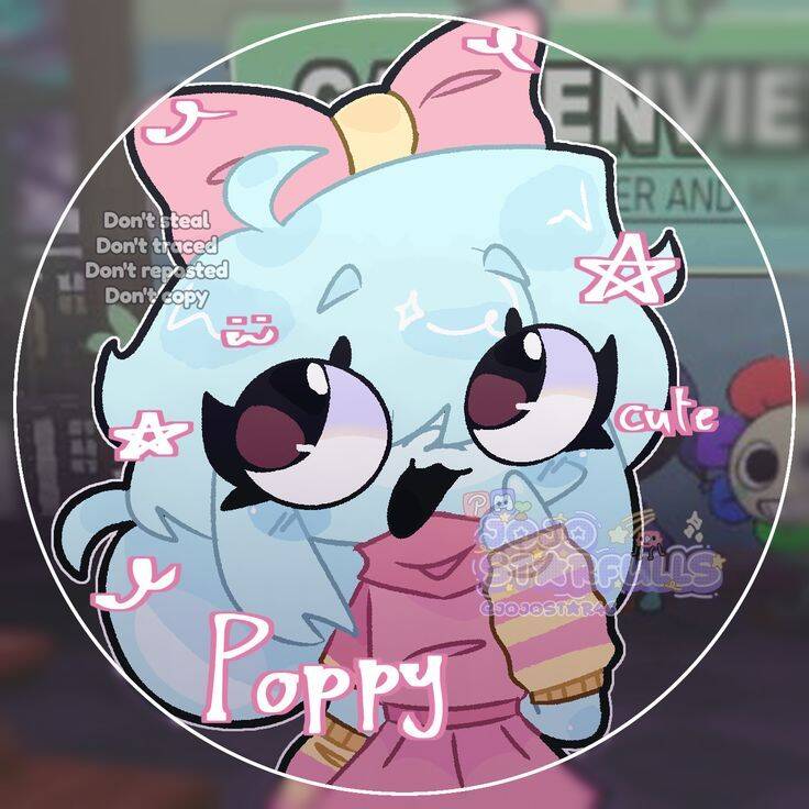 Dandy’s World pfp Profile Picture Poppy Cute Toon