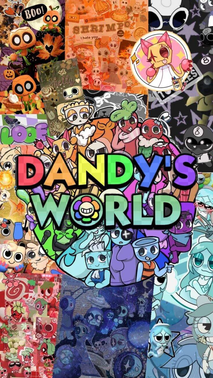 Dandy’s World pfp Profile Picture Colorful Toon Collage