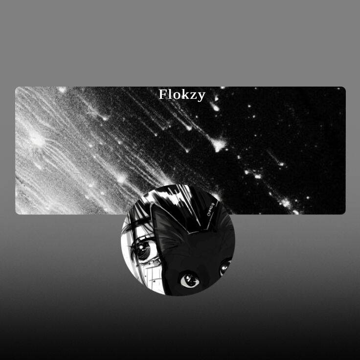 Black Cat pfp Profile Picture Cosmic Anime Style