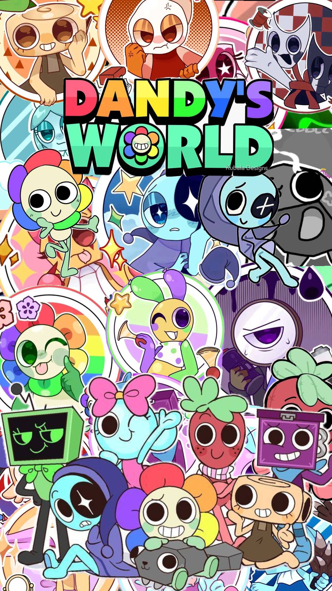 Dandy’s World pfp Profile Picture Colorful Toon Characters