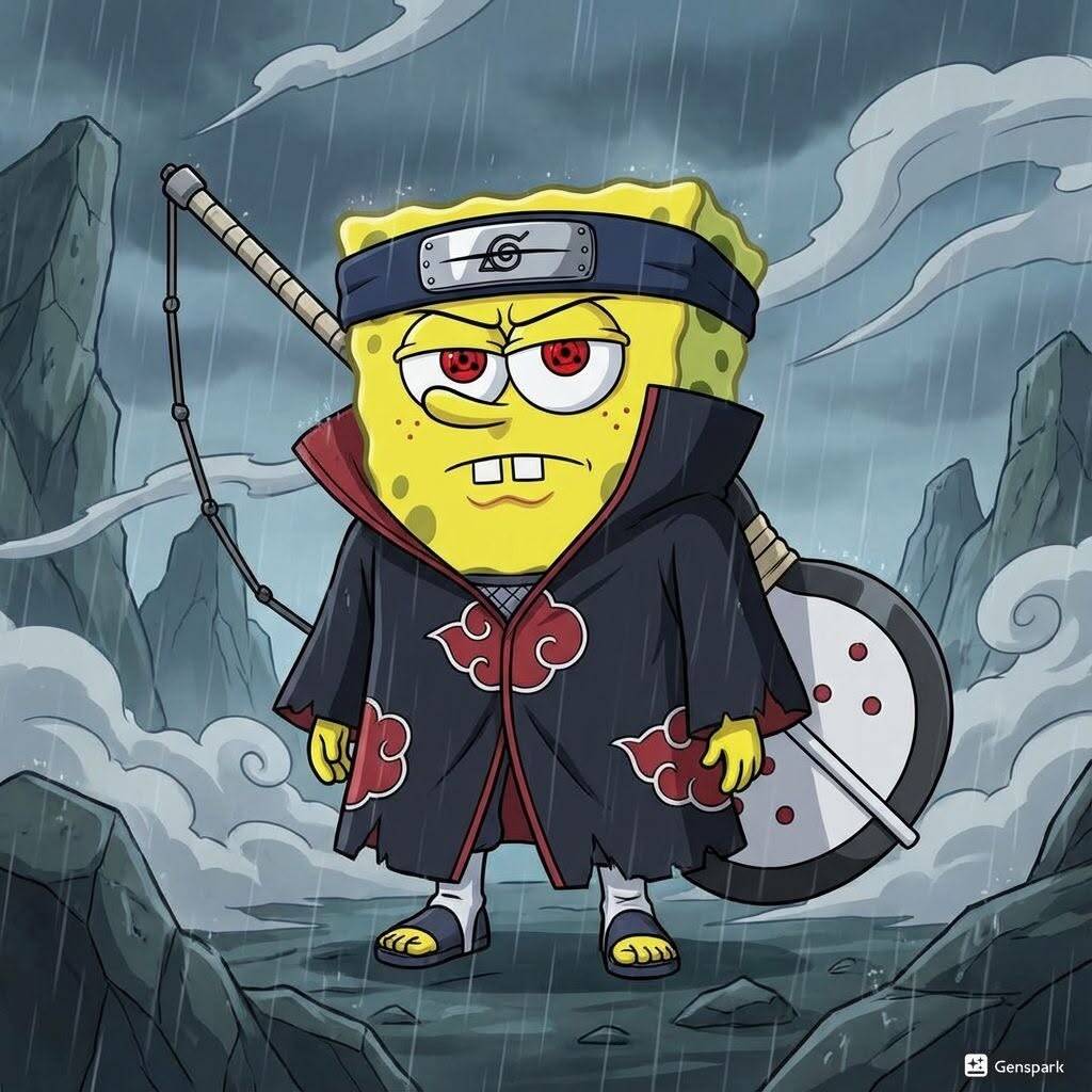 Spongebob pfp Profile Picture Ninja Warrior Style
