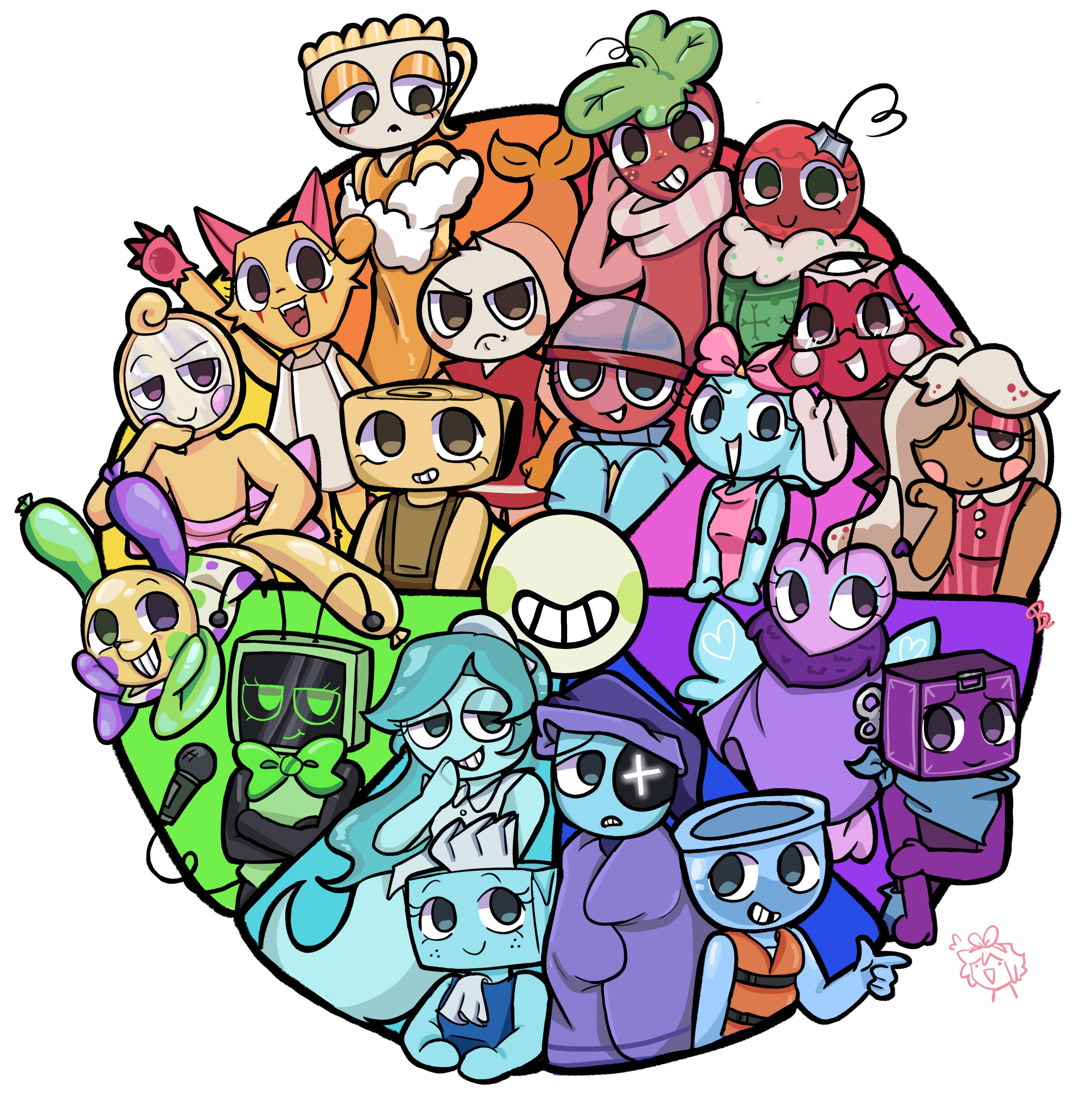 Dandy’s World pfp Profile Picture Colorful Toon Characters