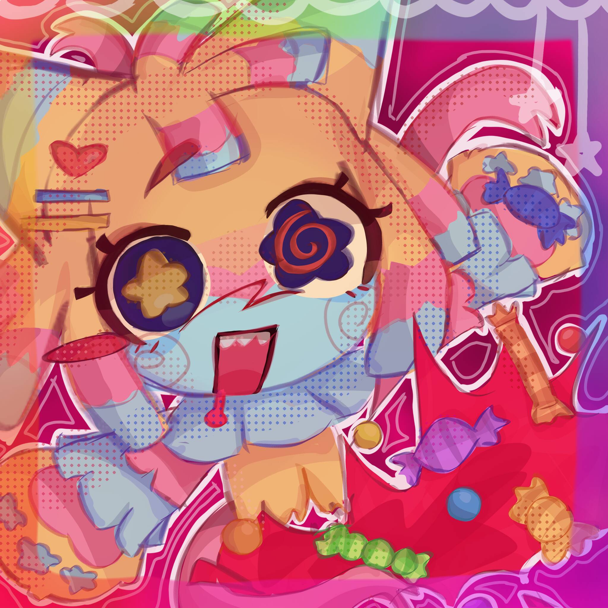 Dandy’s World pfp Profile Picture Candy Swirl Toon
