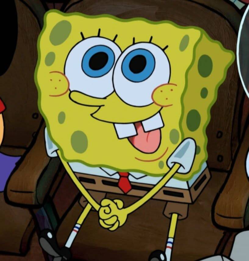 Spongebob pfp Profile Picture Cute and Silly Face