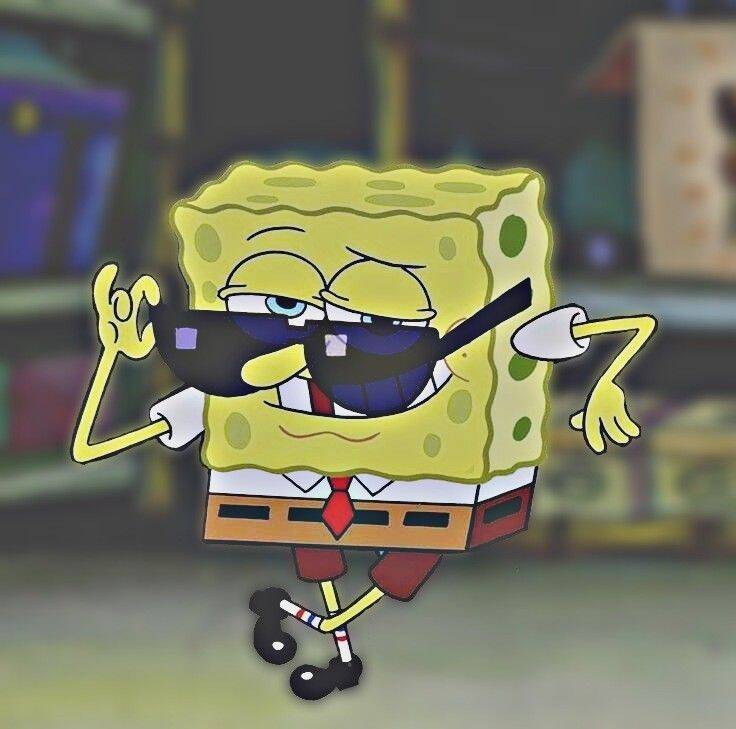 Spongebob pfp Profile Picture Cool with Sunglasses