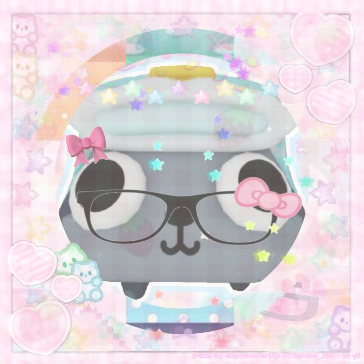 Dandy’s World pfp Profile Picture Starry Glasses Toon