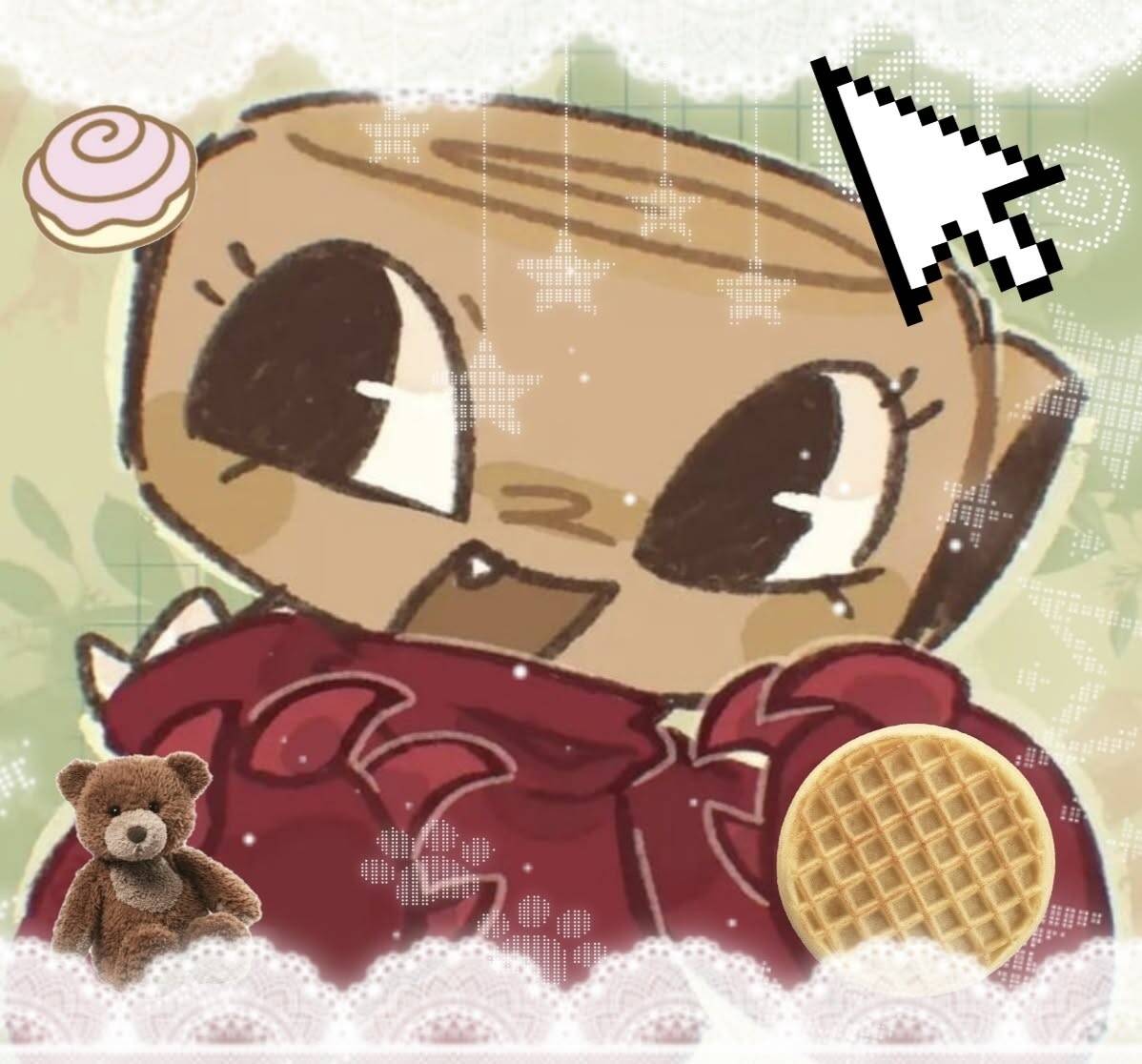 Dandy’s World pfp Profile Picture Cozy Waffle Toon