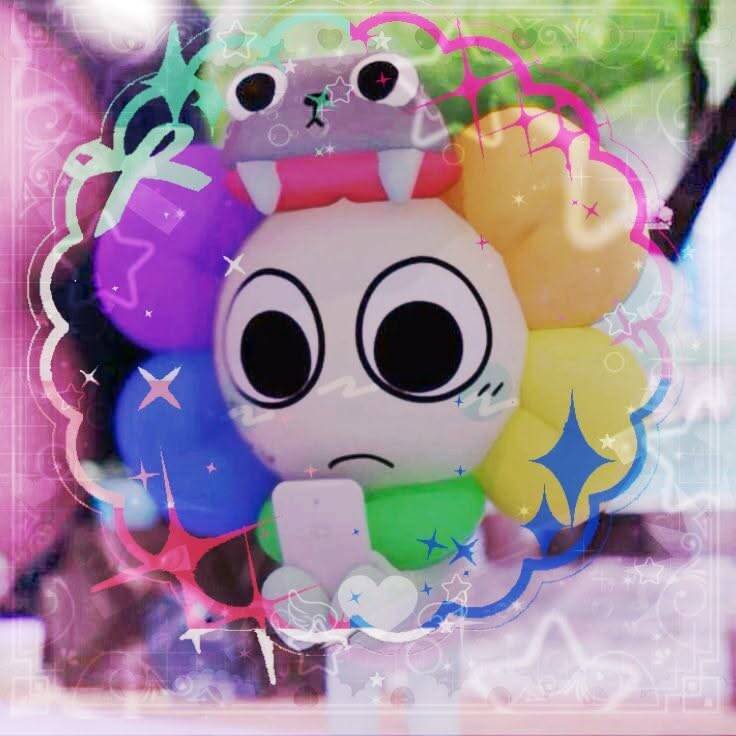 Dandy’s World pfp Profile Picture Rainbow Bunny Toon