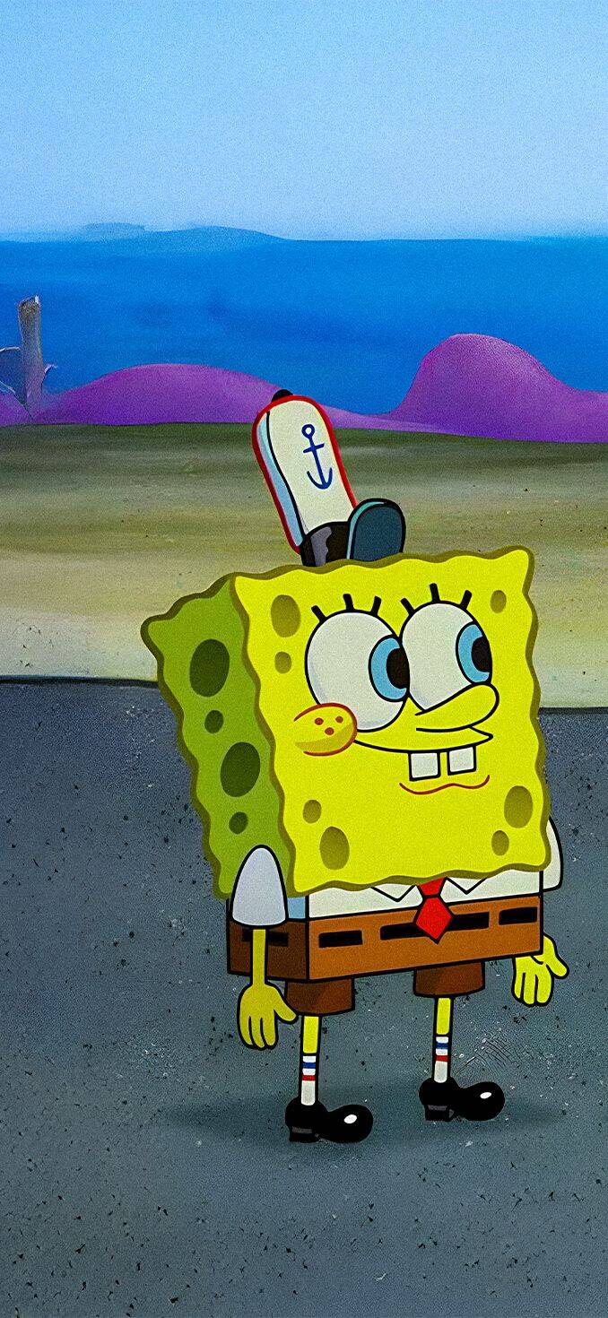 Spongebob pfp Profile Picture in Boating School Uniform