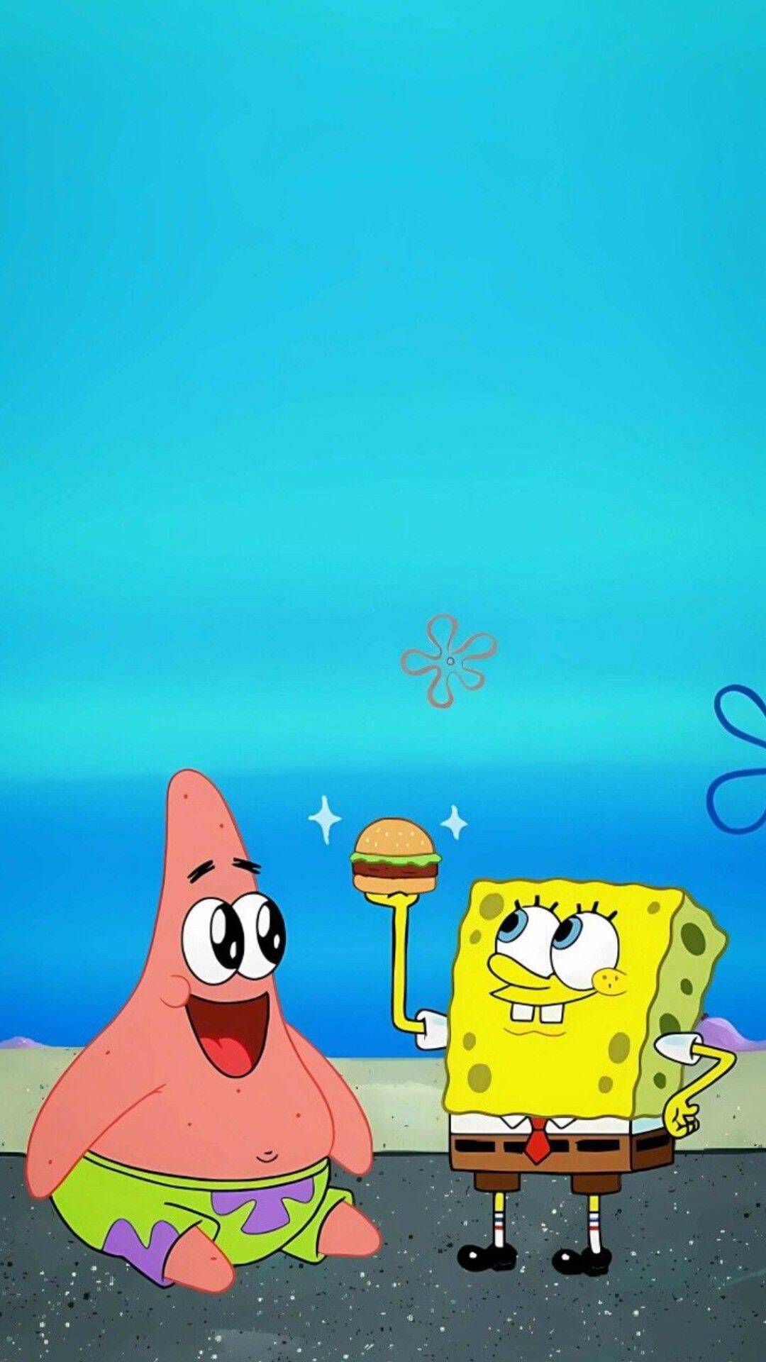 Spongebob pfp Profile Picture with Patrick and Krabby Patty