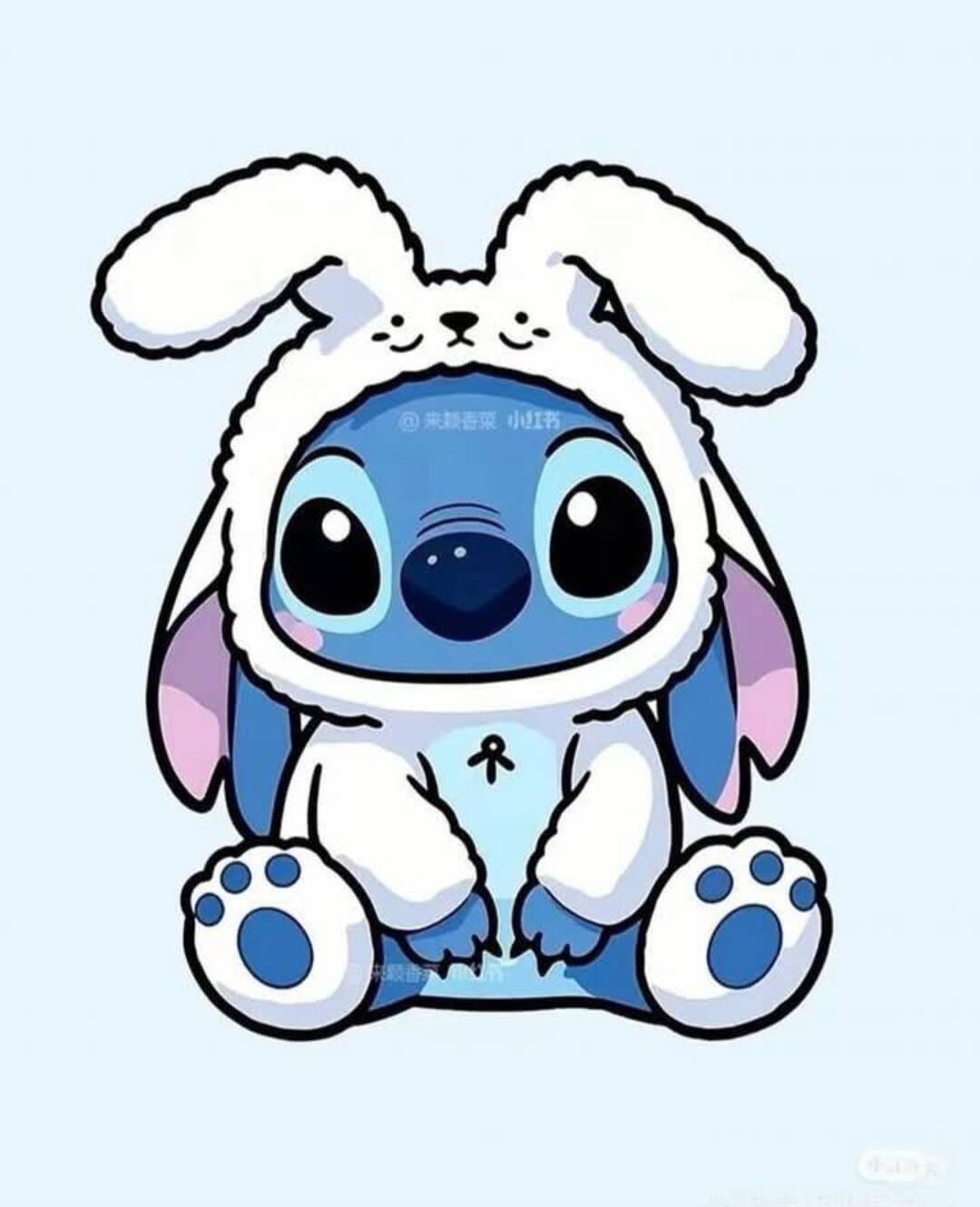 Stitch pfp Profile Picture Adorable Bunny Costume