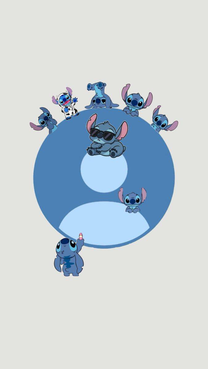 Stitch pfp Profile Picture Cute Blue Character Collage