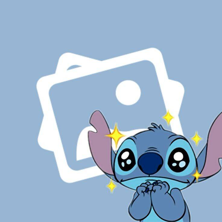 Stitch pfp Profile Picture Cute Blushing Face