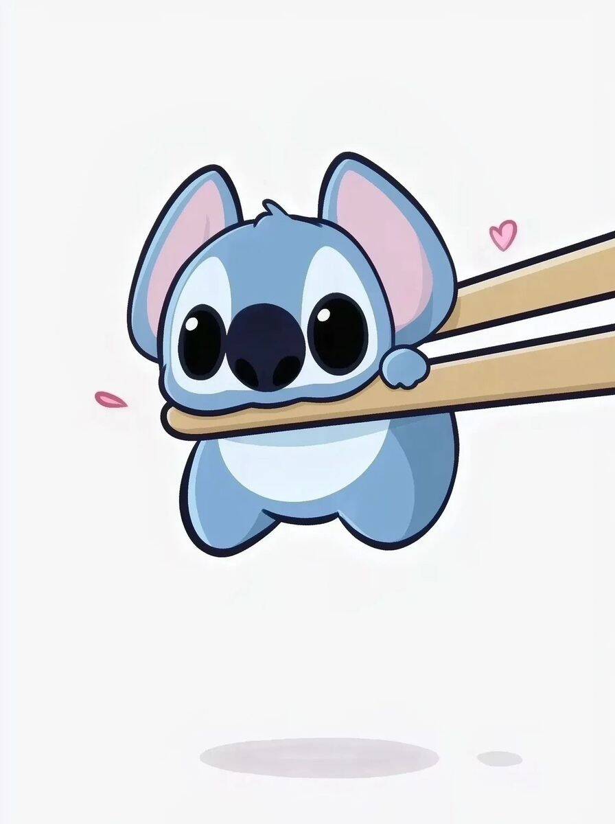 Stitch pfp Profile Picture Cute Hanging Pose