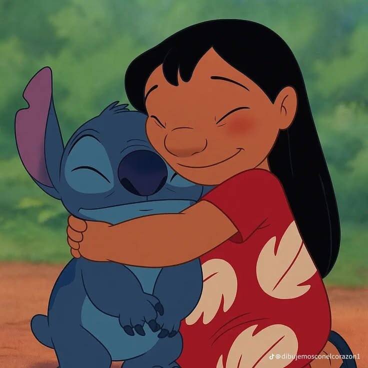 Stitch and Lilo pfp Profile Picture Heartwarming Hug