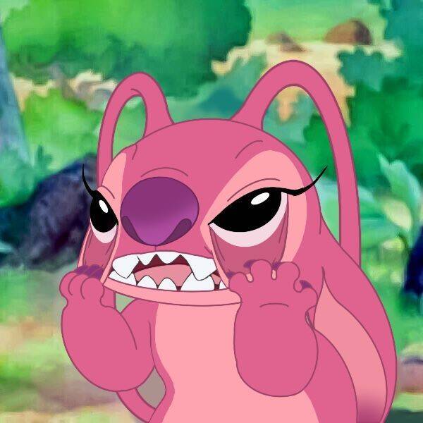 Stitch pfp Profile Picture Cute Blushing Face