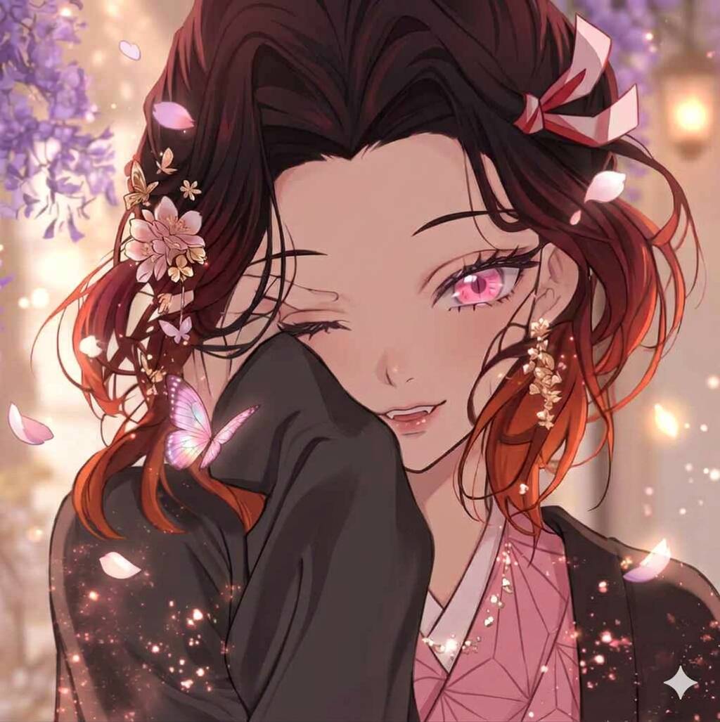 Demon Slayer pfp Profile Picture Nezuko Cherry Blossom