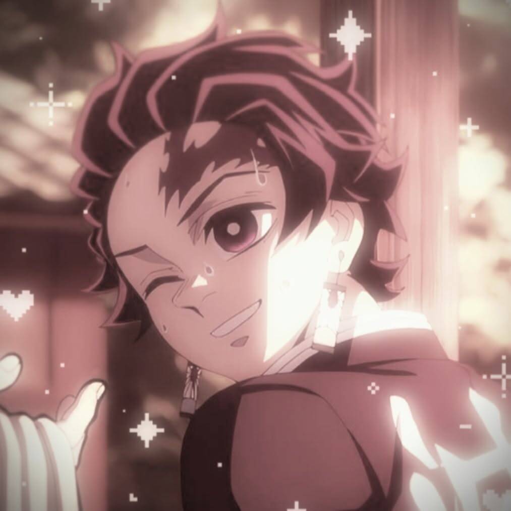 Demon Slayer pfp Profile Picture Tanjiro Winking
