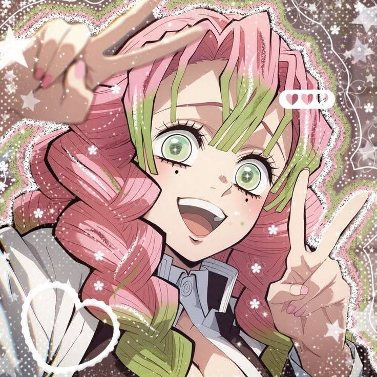 Demon Slayer pfp Profile Picture Mitsuri Kanroji Love Hashira