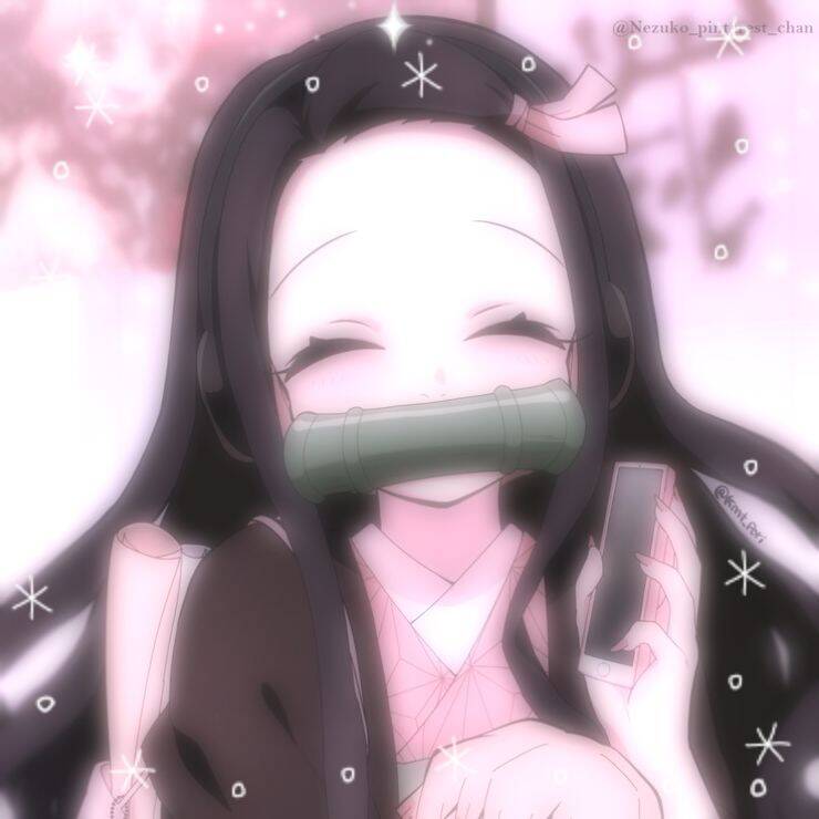 Demon Slayer pfp Profile Picture Nezuko Cute Bamboo