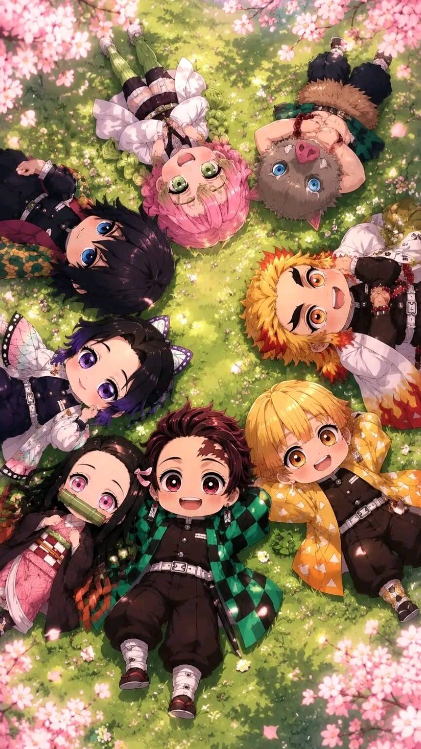 Demon Slayer pfp Profile Picture Chibi Hashira Group