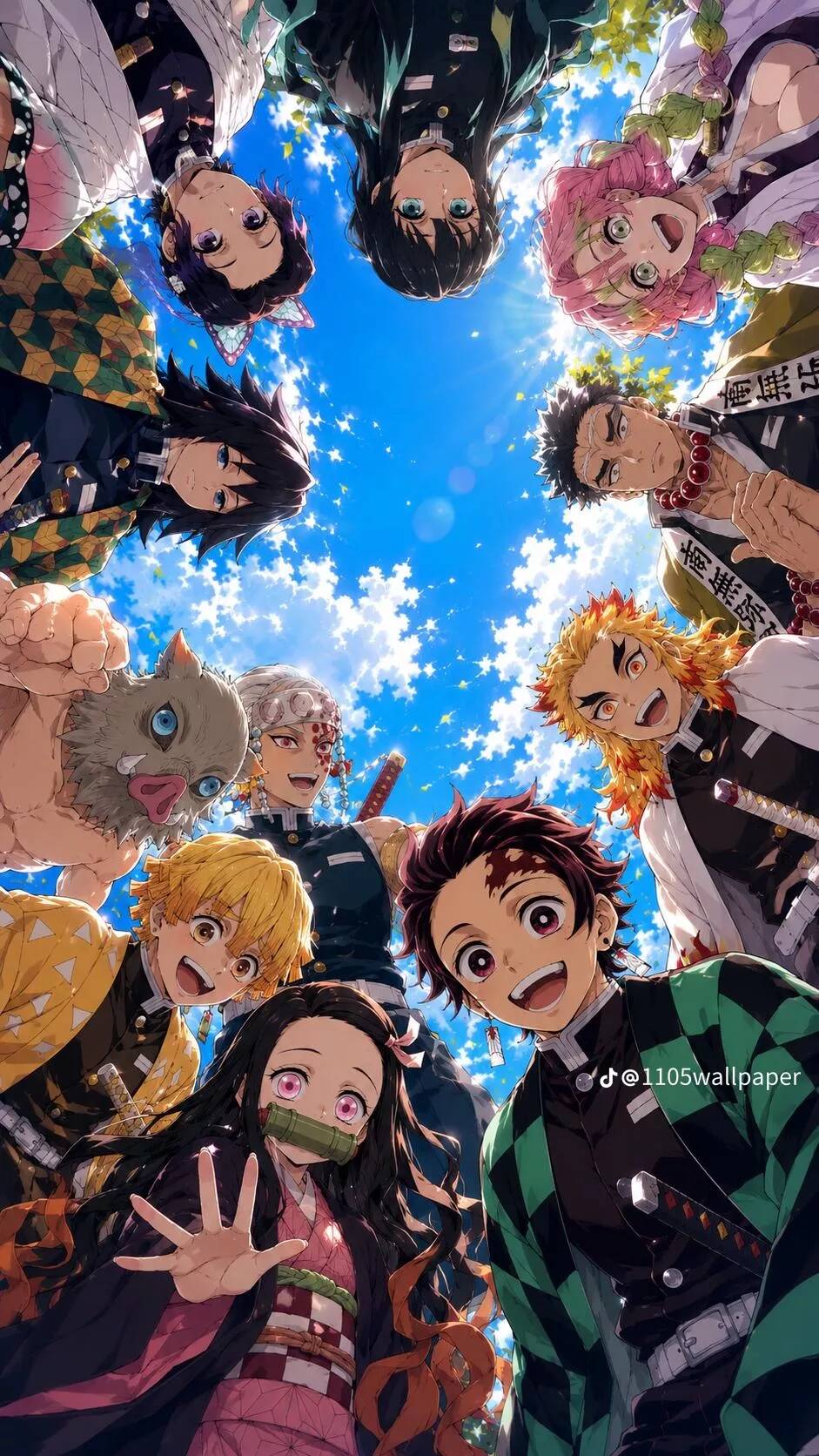 Demon Slayer pfp Profile Picture Hashira Group Sky View