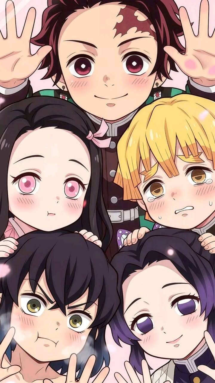 Demon Slayer pfp Profile Picture Group Tanjiro Nezuko Zenitsu Inosuke Shinobu