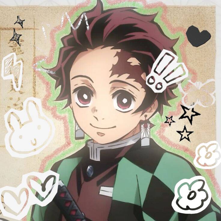 Demon Slayer pfp Profile Picture Tanjiro Kamado Cute Stickers