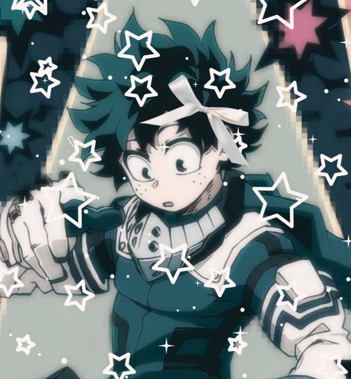Deku pfp Profile Picture Starry Background